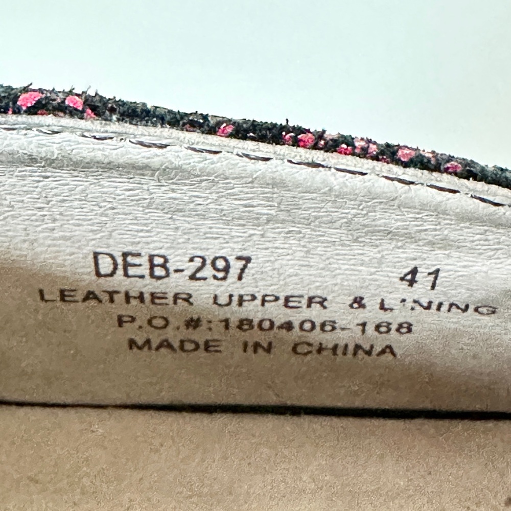Alegria Deb-297 Floral Professional Nursing Shoe 41 / 10.5-11 Herbaceous - Picture 9 of 12